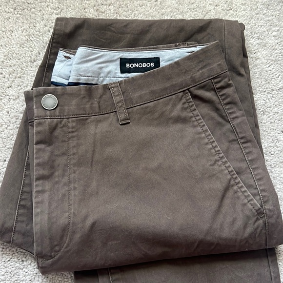 Lightly Worn Brown Bonobos Men’s Pant - Picture 1 of 3